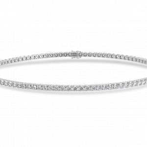 2 ct white gold diamond tennis bracelet
