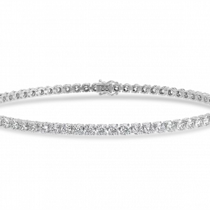 4 ct white gold diamond tennis bracelet