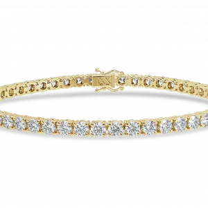 5 CT gold diamond tennis bracelet