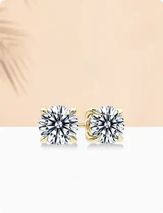 allure diamond stud earrings